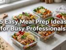 5 Easy Meal Prep Ideas for Busy Professionals