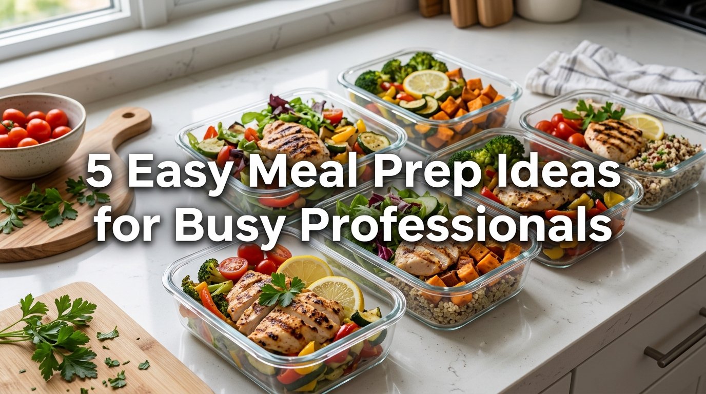 5 Easy Meal Prep Ideas for Busy Professionals